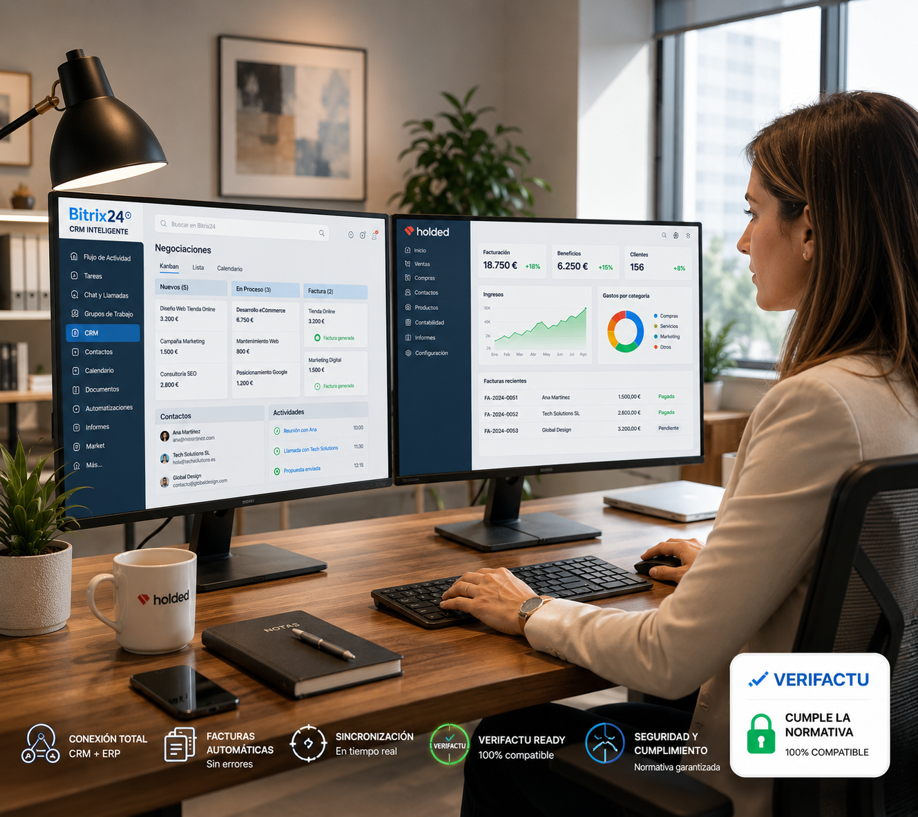 Automatización Bitrix24 Holded