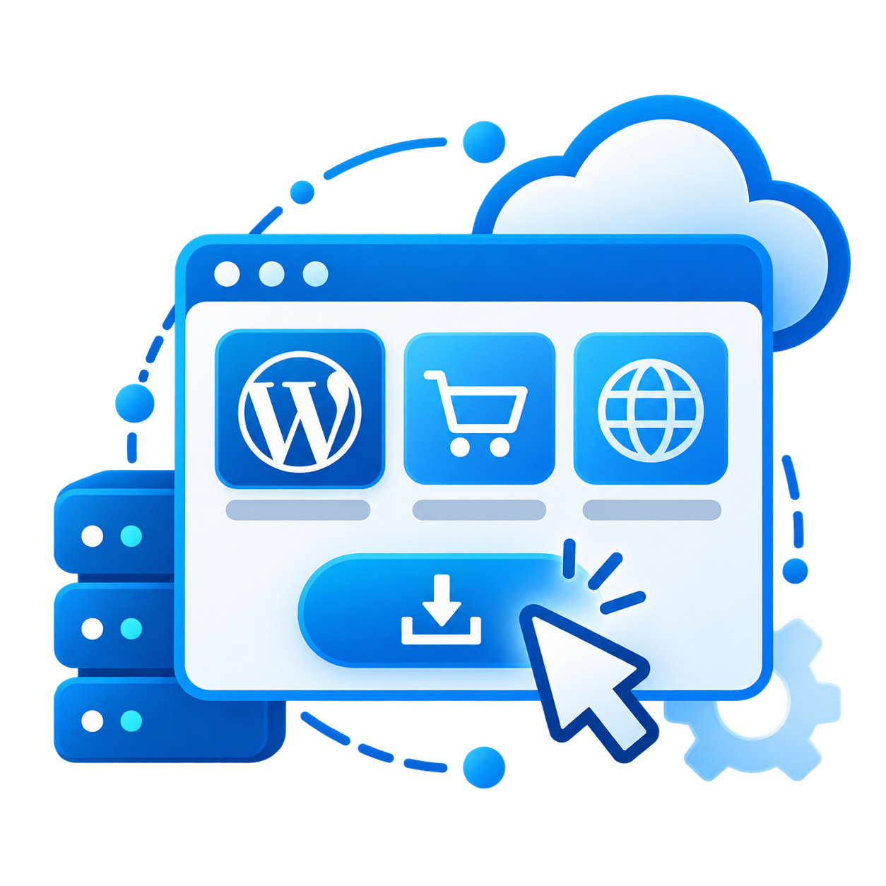 aplicación wordpress instalada