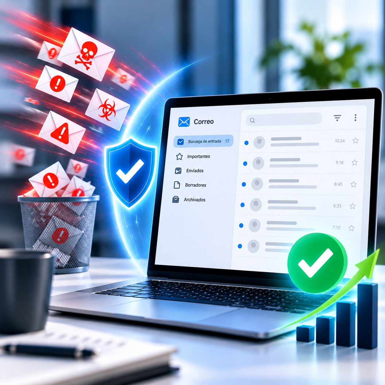 Escudo digital contra el spam